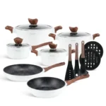 15 Piece Edenberg Non-Stick Aluminum Cookware Set - Image 6