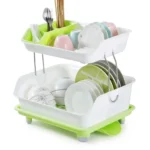2 Tier Kitchen Dish Rack - Image 4