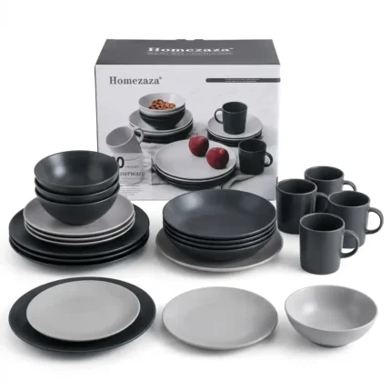 20-Piece Homezaza Porcelain Dinner Set | Smart Enterprise