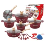 21-Piece Signature Aluminum Die Cast Nonstick Cookware Set - Image 4
