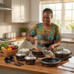 21-Piece Signature Nonstick Aluminum Die Cast Cookware Set - Image 3