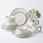 24-Piece Japanese Ceramic Dinner Set | Smart Enterprise