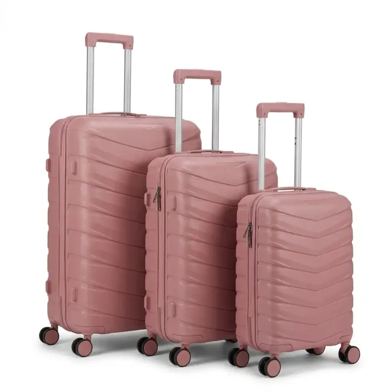 3-in-1 Unbreakable PP Suitcase Set Size 4