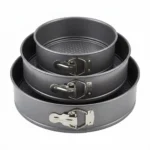 3-Piece Round Non-Stick Cake Baking Tin Set - Image 2
