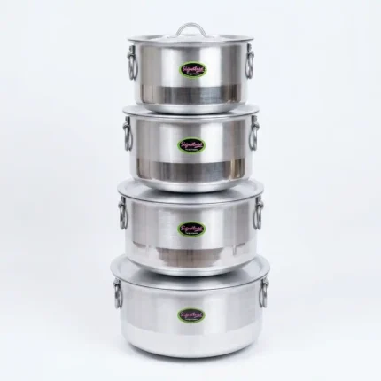 4 Pieces Signature Aluminum Sufurias Set