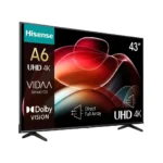 43 Inch Hisense Smart 4K UHD Frameless TV 43A6QKEN
