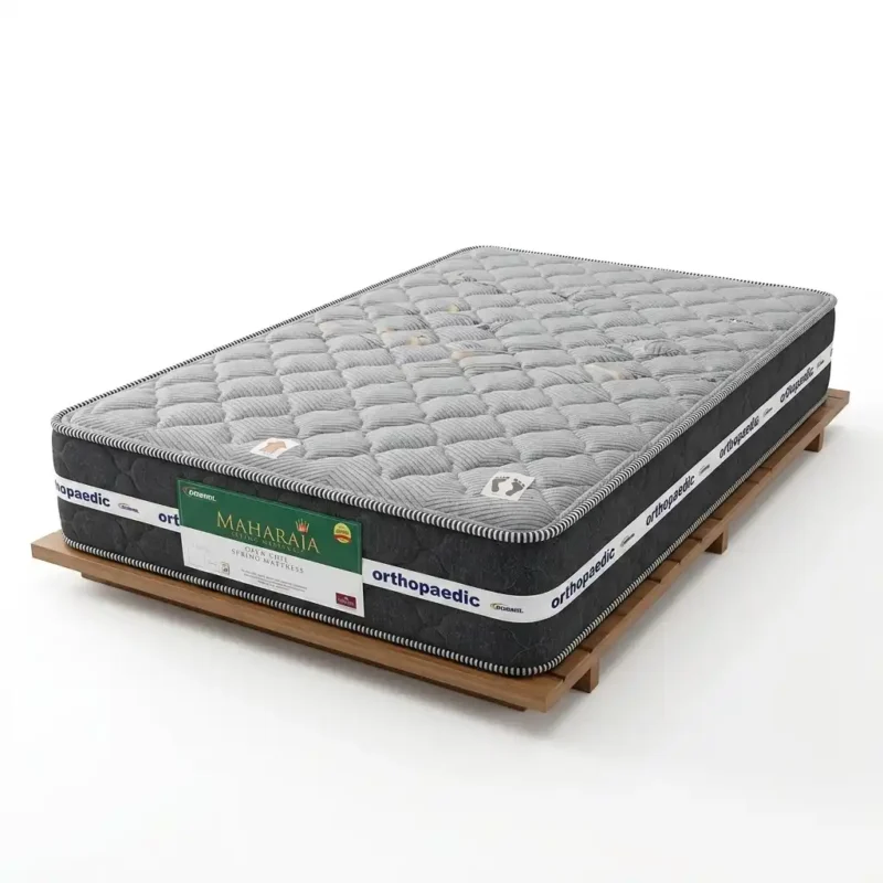 6 by 6 Maharaja Orthopedic Spring Mattress 10 Inch
