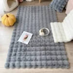 6×9 Bubble Rabbit Faux Fur Carpet