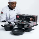 7-Piece Redberry UCC Life Granite Coating Cookware Set