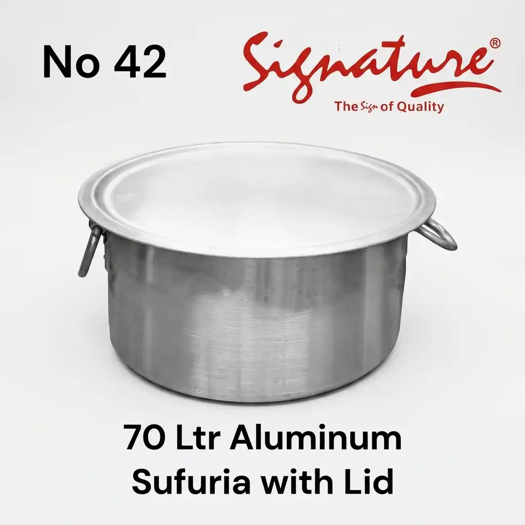70 Litres Extra Heavy Aluminum Sufuria 70 Litres Extra Heavy Aluminum Sufuria