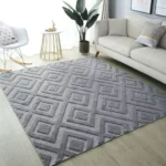 7×10 American Carpet Luxury Fur Style