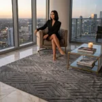 7×10 American Carpet Luxury Fur Style - Image 3