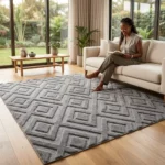 7×10 American Carpet Luxury Fur Style - Image 9