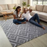 7×10 American Carpet Luxury Fur Style - Image 7