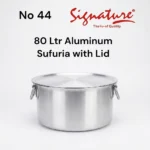 80 Litres Extra Heavy Aluminum Sufuria