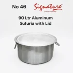 90 Litres Extra Heavy Aluminum Sufuria