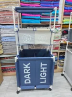 Double-Layer Laundry Basket - Image 3