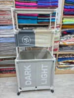 Double-Layer Laundry Basket - Image 4