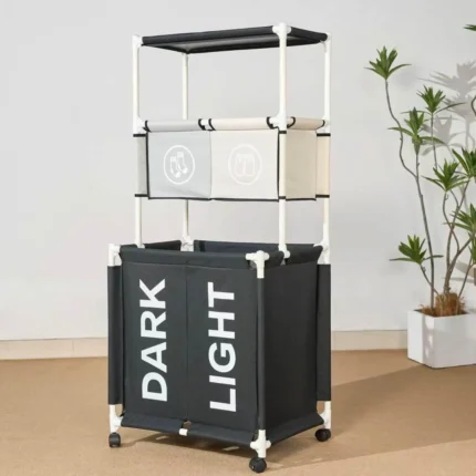 Double-Layer Laundry Basket