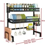 Double Over-the-Sink Dish Rack - Image 2