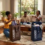 Foldable Laundry Hamper 60cm
