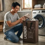 Foldable Laundry Hamper 60cm