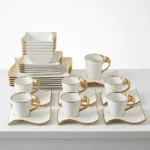 Gold Unique 30-Piece Dinner Set - Image 4