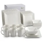 MERRINA 24-Piece Ceramic Dinner Set for 6 - Image 4