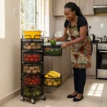 Mobile Rotating Storage Rack - Image 3