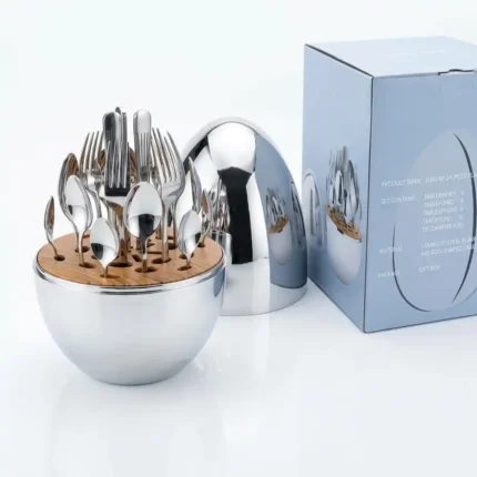 Mood Egg Cutlery Set – 24-Piece