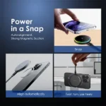 Oraimo PowerDock 15W Magnetic Wireless Charging Pad OWH-1151 - Image 7