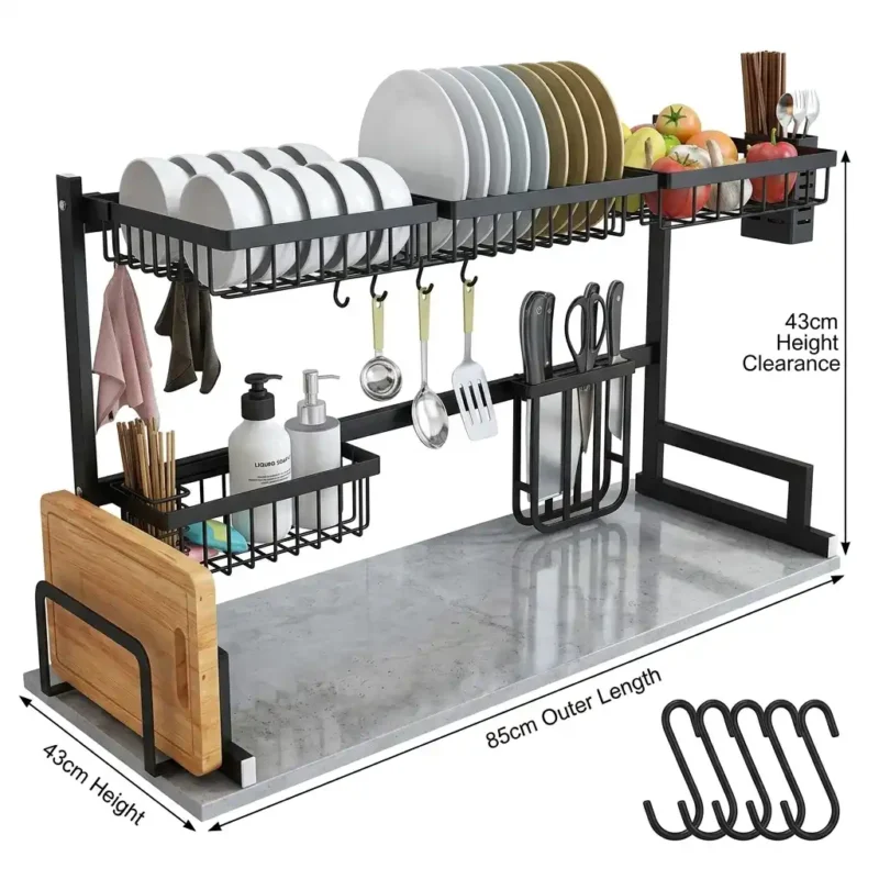 Over The Sink Dish Rack