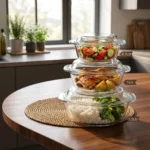 Signature 3-Piece Borosilicate Glass Casserole Set