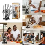 Unique Knife Set (9pcs) - Image 5
