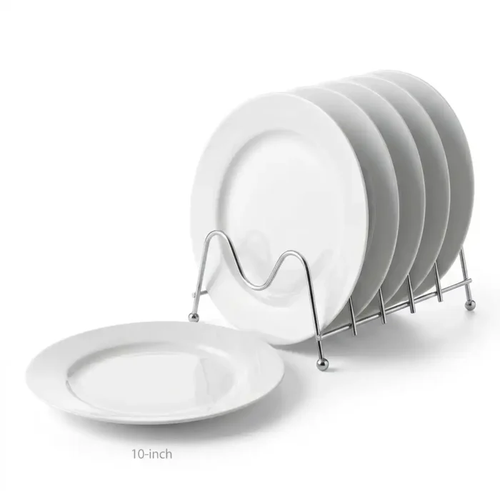 10-Inch Ceramic Dinner Plates Set (6 Pieces)