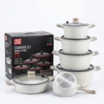 10-Piece REDBERRY Granite Nonstick Cookware Set - Image 9