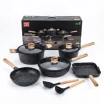 10-Piece REDBERRY UCC Life Granite Induction Cookware Set - Image 14
