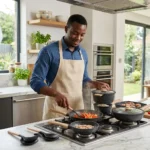 10-Piece REDBERRY UCC Life Granite Induction Cookware Set - Image 11