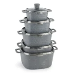 10-Piece Signature Square Granite Die Cast Cookware Set - Image 22
