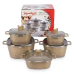 10-Piece Signature Square Granite Die Cast Cookware Set - Image 10