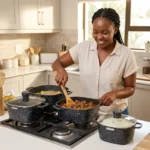 10-Piece Signature Square Granite Die Cast Cookware Set - Image 15