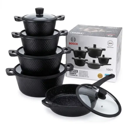 10pcs Bosch Granite Non-Stick Cookware Set