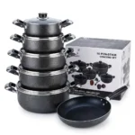 11-Piece JP Aluminum Non-Stick Cookware Set – Aluminium