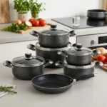 11-Piece JP Aluminum Non-Stick Cookware Set
