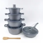 11pcs Bosch Premium Cookware Set with Silicone Lids - Image 6