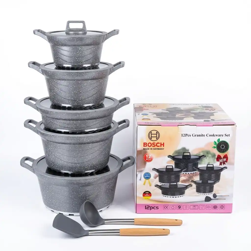 12-Piece Regina Silicone Bosch Cookware Set
