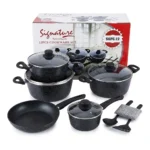 12-Piece Signature Marble Granite Cookware Set - Image 3