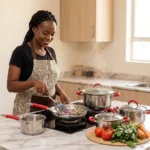 12-Piece SWISS LINE Stainless Steel Cookware Set