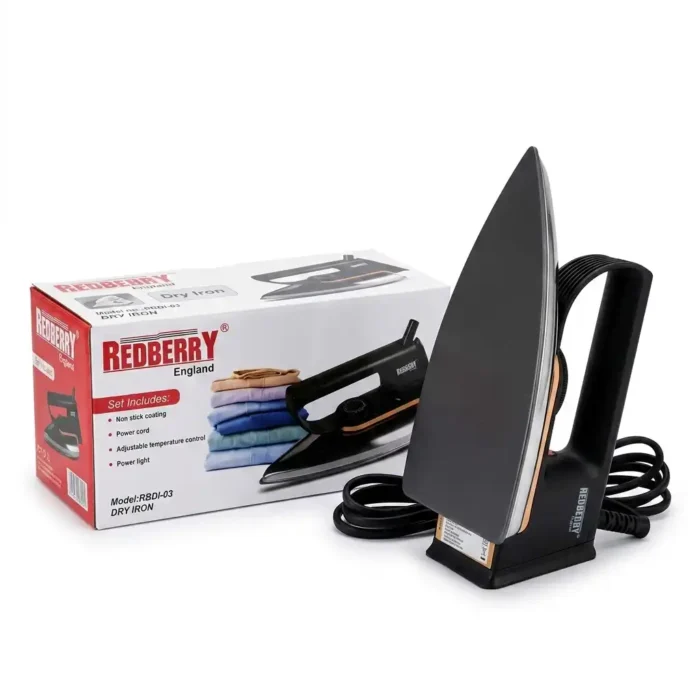 1200W Redberry RBDI-03 Non Stick Dry Iron