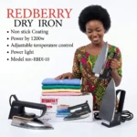 1200W Redberry RBDI-03 Non Stick Dry Iron